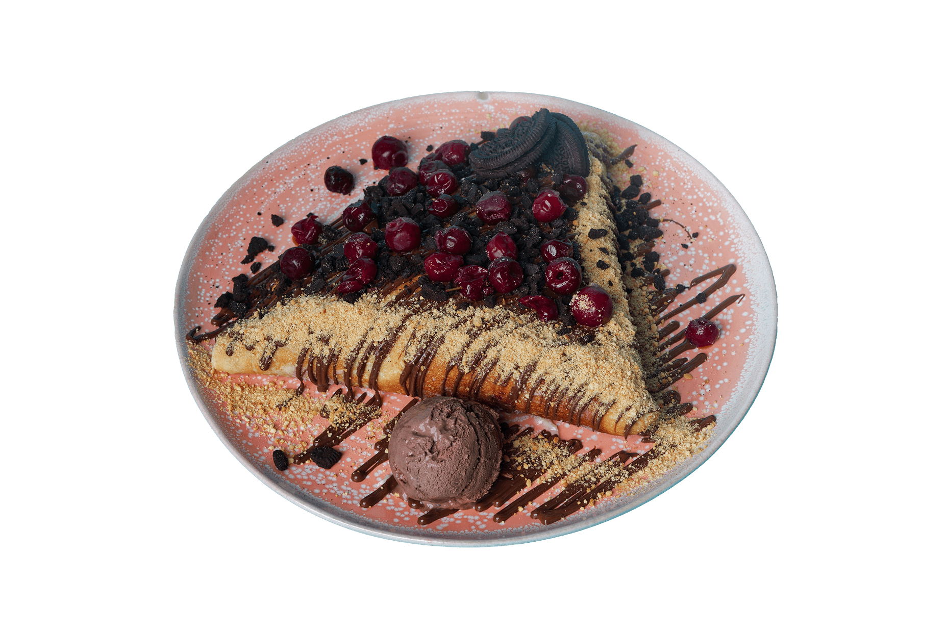 Činka Švarcvald - nutella, višnja, mleveni oreo, sladoled